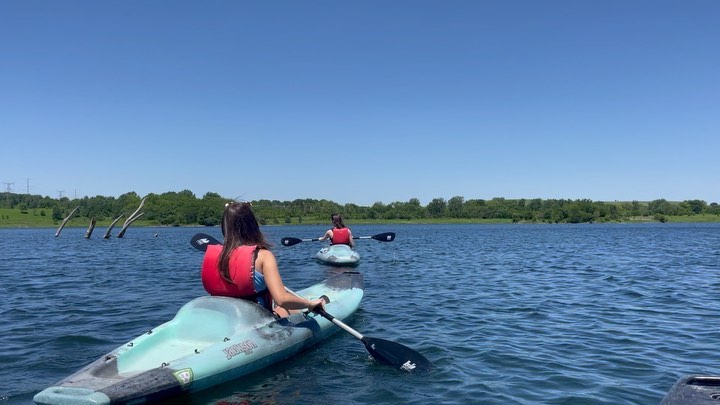 Weather looks great this weekend! Kayak with us at Whalon Lake or on our beautiful river trip. Book at www.napervillekayak.com.